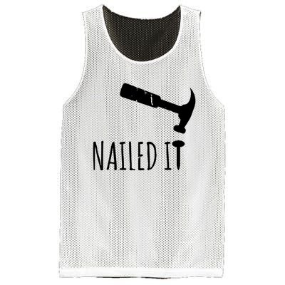 Nailed It Hammer And Nail Woodworking Carpentry Mesh Reversible Basketball Jersey Tank