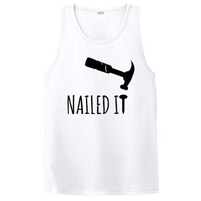 Nailed It Hammer And Nail Woodworking Carpentry PosiCharge Competitor Tank