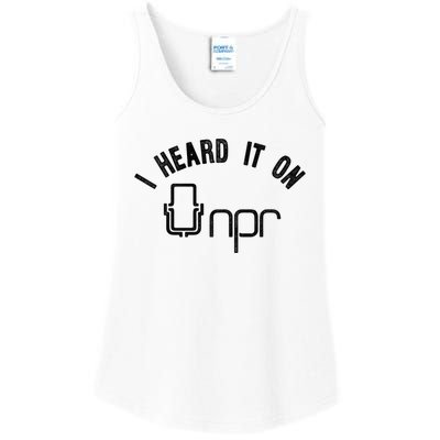 NPR I Heard It On NPR Ladies Essential Tank