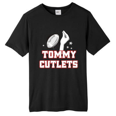 Ny Italian Hand Gesture Tommy Cutlets Football Quarterback Tall Fusion ChromaSoft Performance T-Shirt