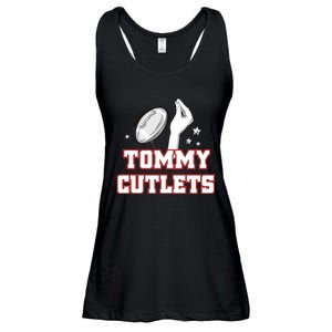 Ny Italian Hand Gesture Tommy Cutlets Football Quarterback Ladies Essential Flowy Tank