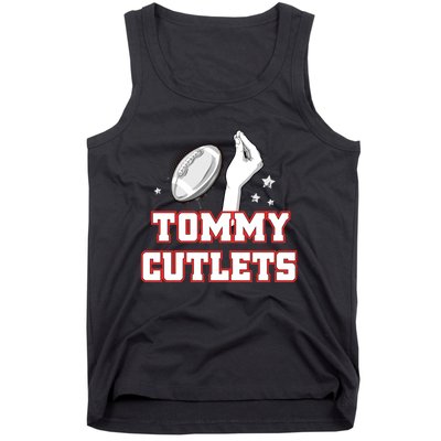 Ny Italian Hand Gesture Tommy Cutlets Football Quarterback Tank Top