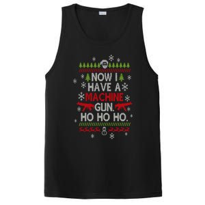 Now I Have A Machineguns Ho Ho Ho Funny Christmas Sarcastic Cool Gift PosiCharge Competitor Tank