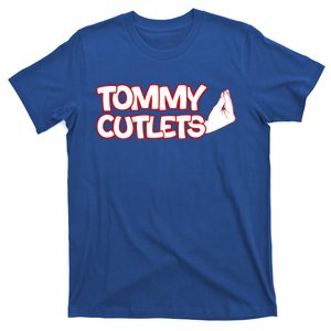 Ny Italian Hand Gesture Tommy Cutlets Football Quarterback T-Shirt