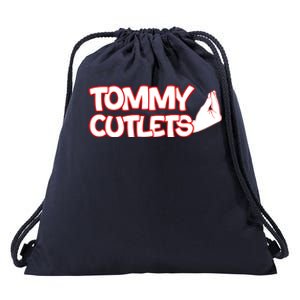 Ny Italian Hand Gesture Tommy Cutlets Football Quarterback Drawstring Bag