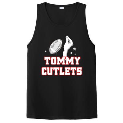 Ny Italian Hand Gesture Tommy Cutlets Football Quarterback Gift Design PosiCharge Competitor Tank