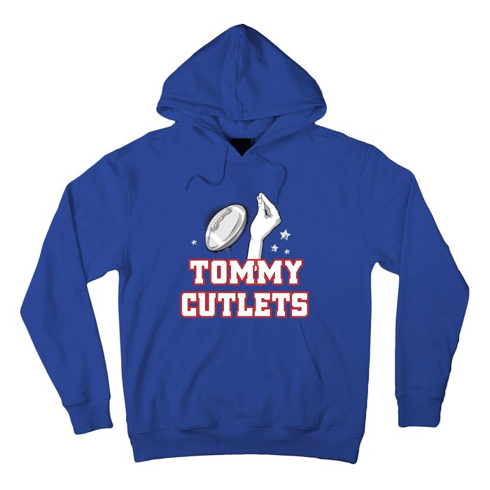 Ny Italian Hand Gesture Tommy Cutlets Football Quarterback Gift Design Hoodie