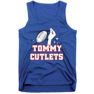 Ny Italian Hand Gesture Tommy Cutlets Football Quarterback Gift Design Tank Top