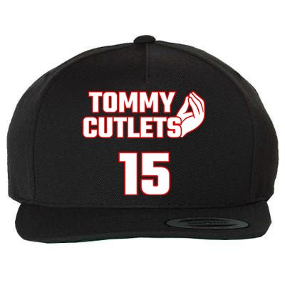 Ny Italian Hand Gesture Tommy Cutlets Football Quarterback Wool Snapback Cap