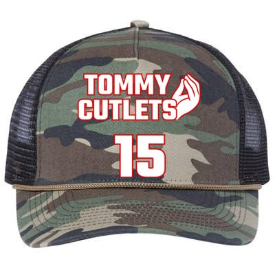 Ny Italian Hand Gesture Tommy Cutlets Football Quarterback Retro Rope Trucker Hat Cap