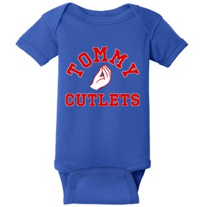 Ny Italian Hand Gesture Tommy Cutlets Football Quarterback Baby Bodysuit