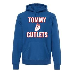 Ny Italian Hand Gesture Tommy Cutlets Football Quarterback Premium Hoodie