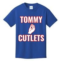 Ny Italian Hand Gesture Tommy Cutlets Football Quarterback Kids T-Shirt