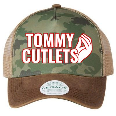 Ny Italian Hand Gesture Tommy Cutlets Football Quarterback Legacy Tie Dye Trucker Hat