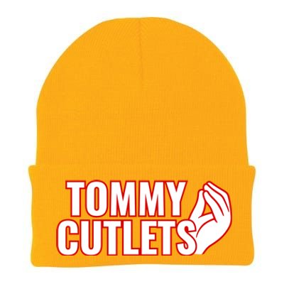 Ny Italian Hand Gesture Tommy Cutlets Football Quarterback Knit Cap Winter Beanie