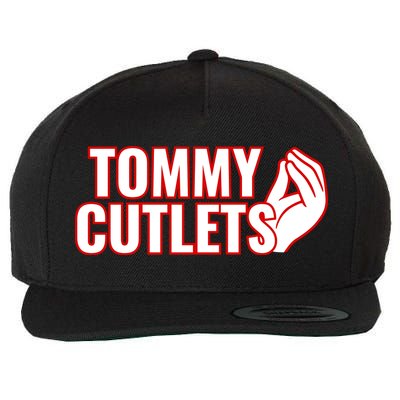 Ny Italian Hand Gesture Tommy Cutlets Football Quarterback Wool Snapback Cap