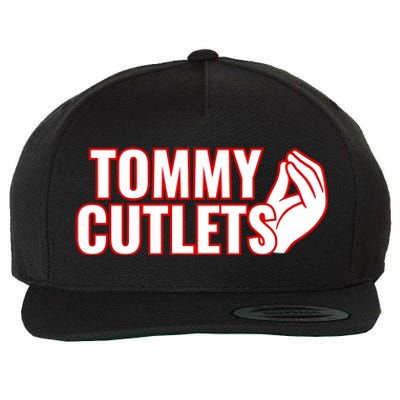 Ny Italian Hand Gesture Tommy Cutlets Football Quarterback Wool Snapback Cap