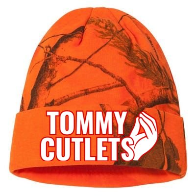 Ny Italian Hand Gesture Tommy Cutlets Football Quarterback Kati Licensed 12" Camo Beanie