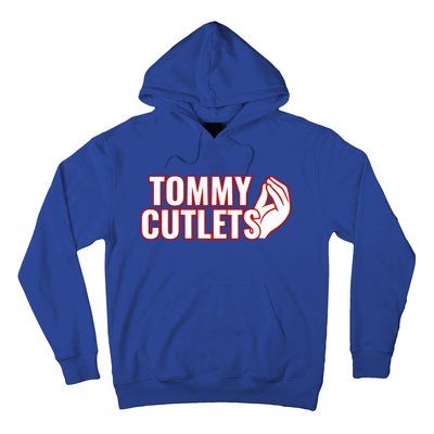 Ny Italian Hand Gesture Tommy Cutlets Football Quarterback Hoodie