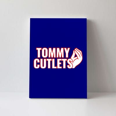 Ny Italian Hand Gesture Tommy Cutlets Football Quarterback Canvas