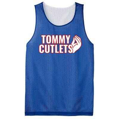 Ny Italian Hand Gesture Tommy Cutlets Football Quarterback Mesh Reversible Basketball Jersey Tank