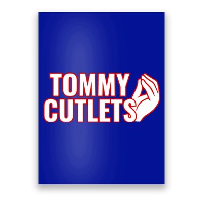 Ny Italian Hand Gesture Tommy Cutlets Football Quarterback Poster