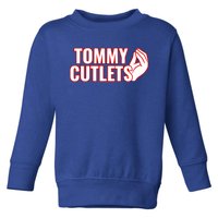 Ny Italian Hand Gesture Tommy Cutlets Football Quarterback Toddler Sweatshirt