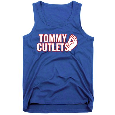 Ny Italian Hand Gesture Tommy Cutlets Football Quarterback Tank Top