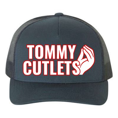 Ny Italian Hand Gesture Tommy Cutlets Football Quarterback Yupoong Adult 5-Panel Trucker Hat