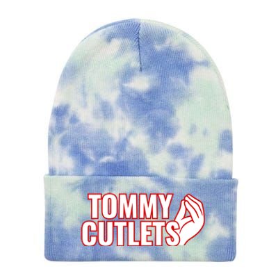 Ny Italian Hand Gesture Tommy Cutlets Football Quarterback Tie Dye 12in Knit Beanie