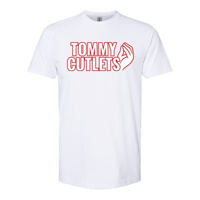 Ny Italian Hand Gesture Tommy Cutlets Football Quarterback Softstyle CVC T-Shirt