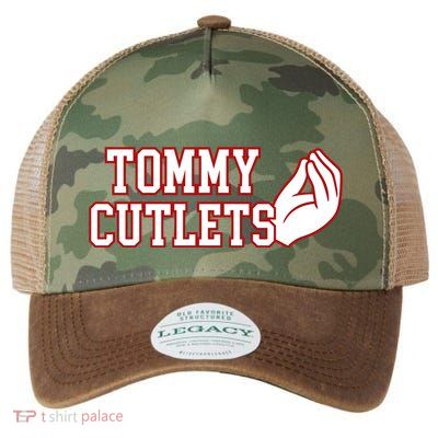 Ny Italian Hand Gesture Tommy Cutlets Football Quarterback Legacy Tie Dye Trucker Hat