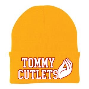 Ny Italian Hand Gesture Tommy Cutlets Football Quarterback Knit Cap Winter Beanie