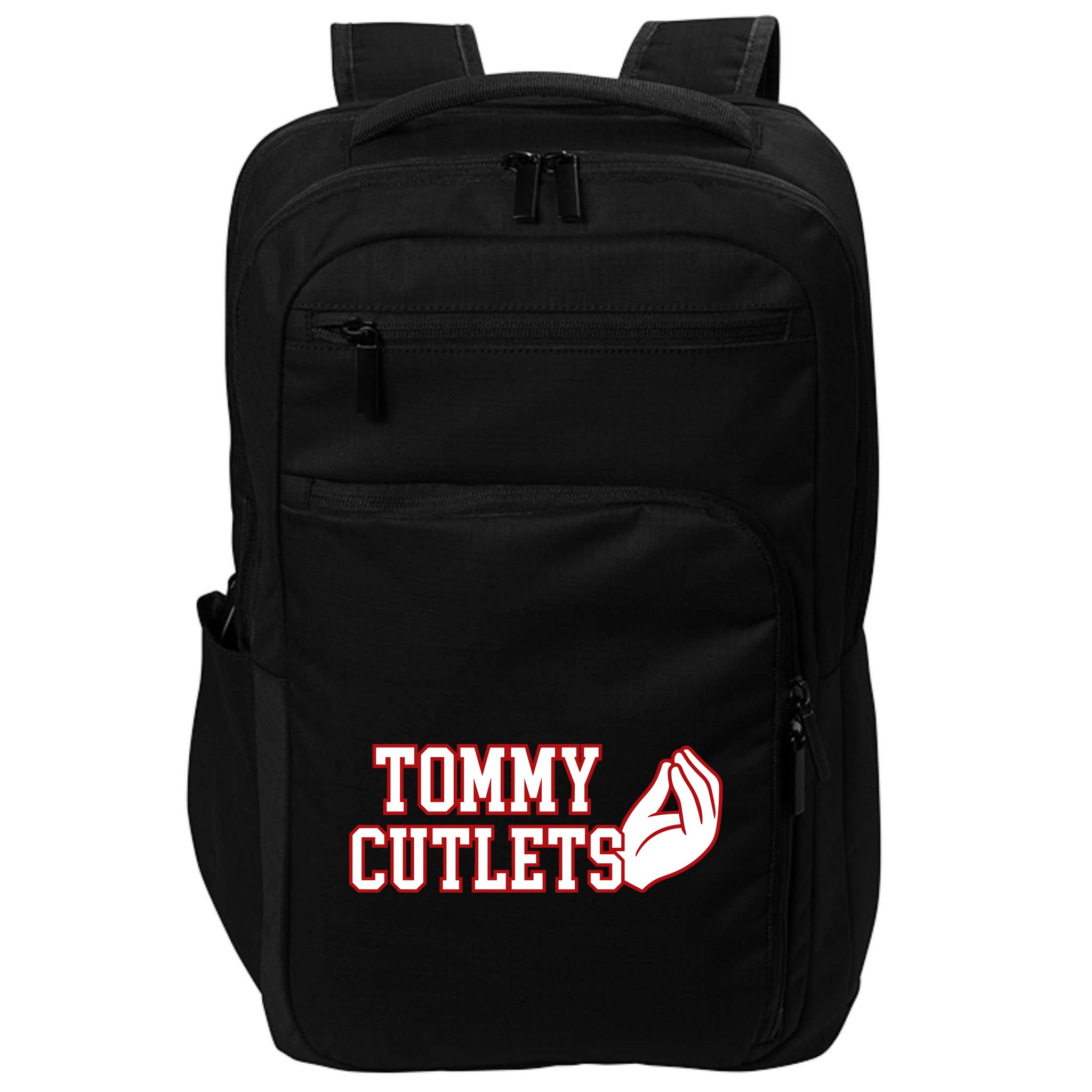 Ny Italian Hand Gesture Tommy Cutlets Football Quarterback Impact Tech Backpack