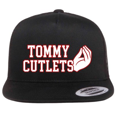 Ny Italian Hand Gesture Tommy Cutlets Football Quarterback Flatbill Hat