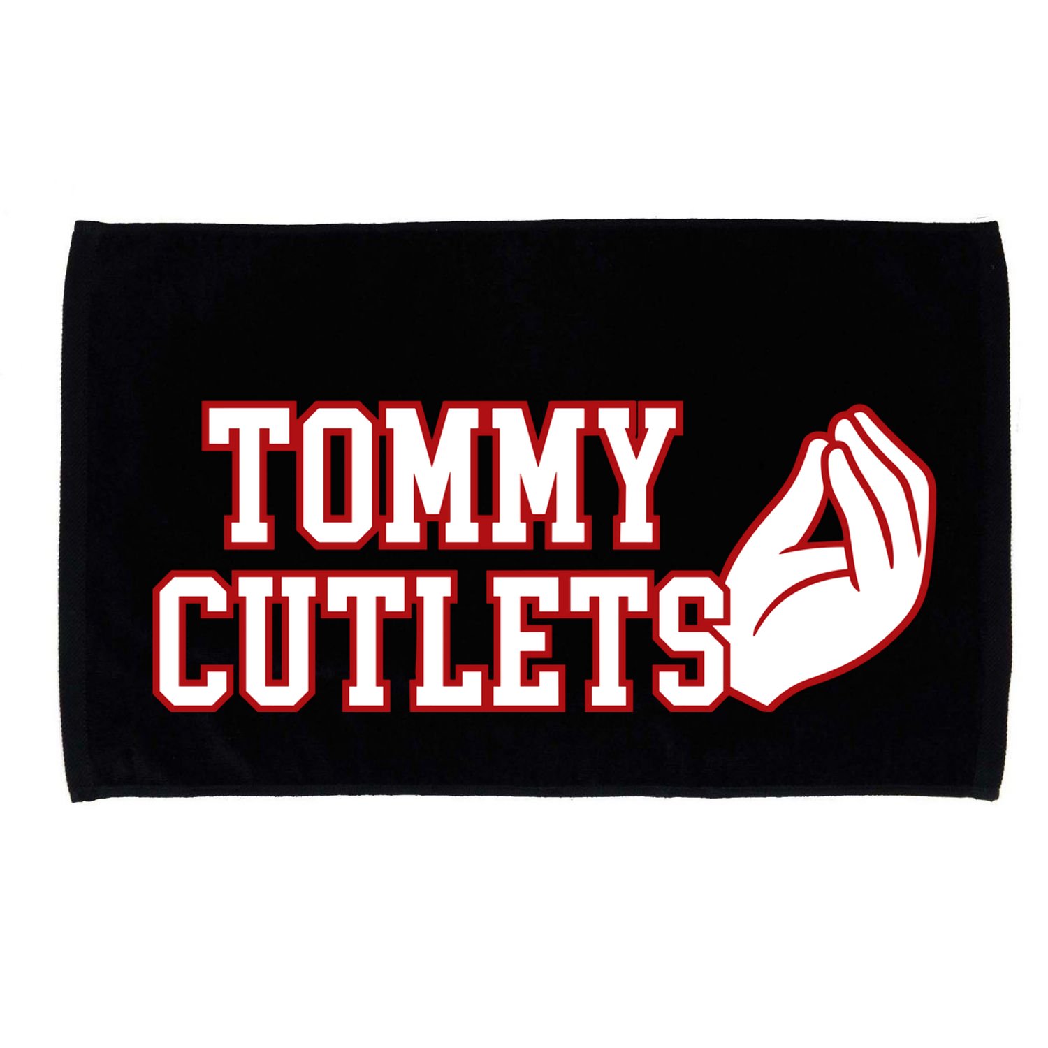 Ny Italian Hand Gesture Tommy Cutlets Football Quarterback Microfiber Hand Towel