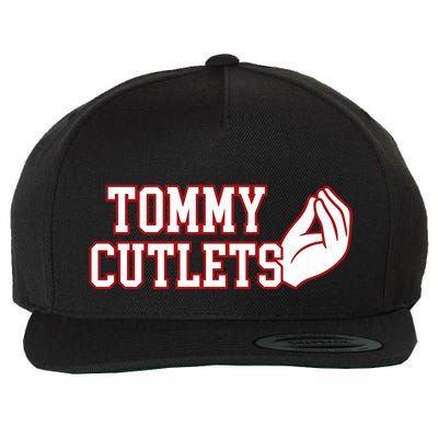 Ny Italian Hand Gesture Tommy Cutlets Football Quarterback Wool Snapback Cap