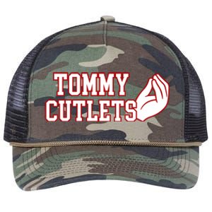 Ny Italian Hand Gesture Tommy Cutlets Football Quarterback Retro Rope Trucker Hat Cap