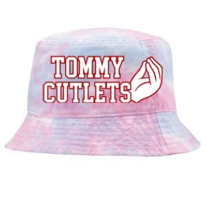 Ny Italian Hand Gesture Tommy Cutlets Football Quarterback Tie-Dyed Bucket Hat