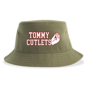 Ny Italian Hand Gesture Tommy Cutlets Football Quarterback Sustainable Bucket Hat