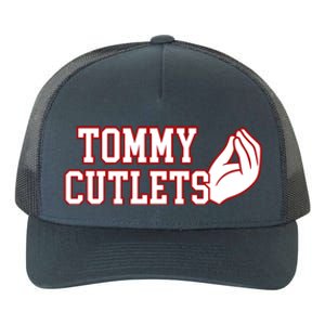 Ny Italian Hand Gesture Tommy Cutlets Football Quarterback Yupoong Adult 5-Panel Trucker Hat