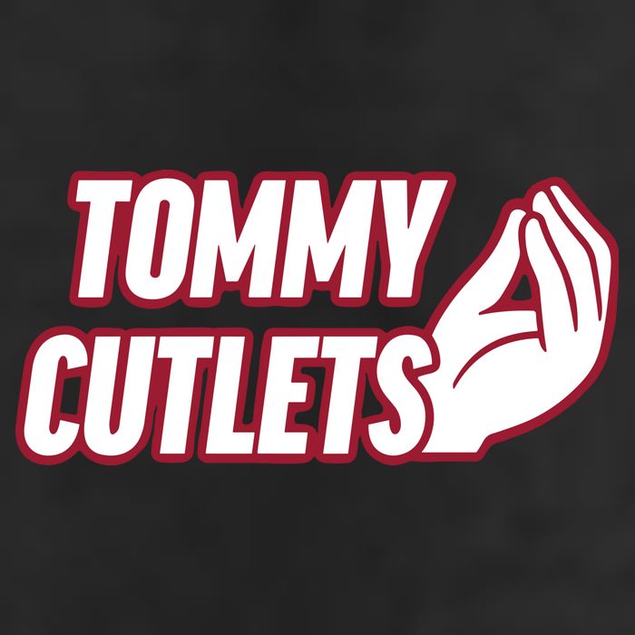 Ny Italian Hand Gesture Tommy Cutlets Football Quarterback 7 Panel Mesh Trucker Snapback Hat