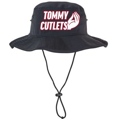 Ny Italian Hand Gesture Tommy Cutlets Football Quarterback Bucket Hat