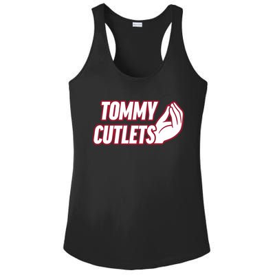 Ny Italian Hand Gesture Tommy Cutlets Football Quarterback Ladies PosiCharge Competitor Racerback Tank