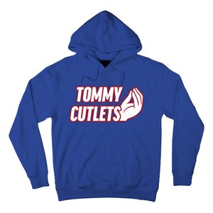 Ny Italian Hand Gesture Tommy Cutlets Football Quarterback Hoodie