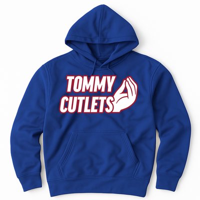 Ny Italian Hand Gesture Tommy Cutlets Football Quarterback Hoodie