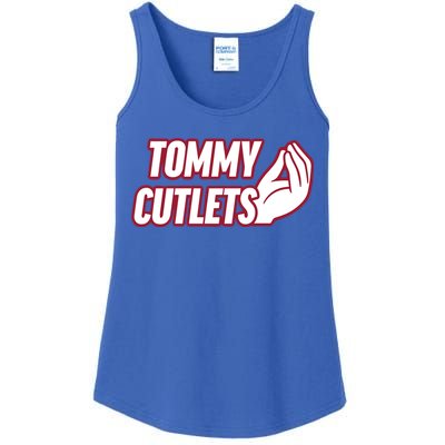 Ny Italian Hand Gesture Tommy Cutlets Football Quarterback Ladies Essential Tank