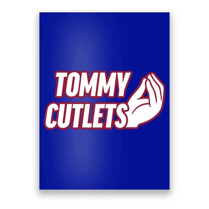 Ny Italian Hand Gesture Tommy Cutlets Football Quarterback Poster