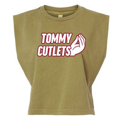 Ny Italian Hand Gesture Tommy Cutlets Football Quarterback Garment-Dyed Women's Muscle Tee