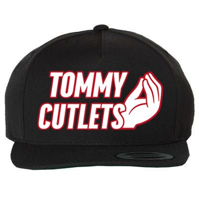 Ny Italian Hand Gesture Tommy Cutlets Football Quarterback Wool Snapback Cap